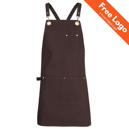JB's Wear Brass Eyelet Apron with Strap