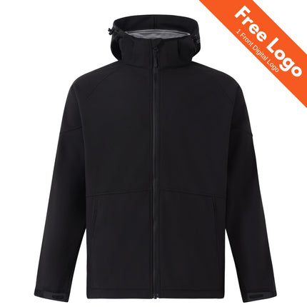 Winning Spirit Men's ASPEN Softshell Hood Jacket