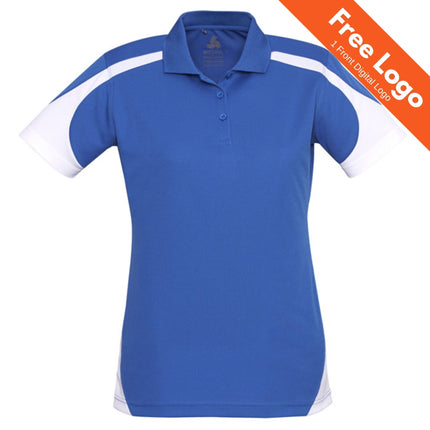 Biz Collection Womens Talon Short Sleeve Polo