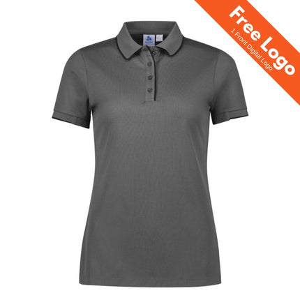 Biz Collection Womens Focus Short Sleeve Polo