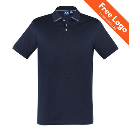 Biz Collection Mens Aston Short Sleeve Polo