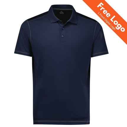 Biz Collection Mens Dart Short Sleeve Polo