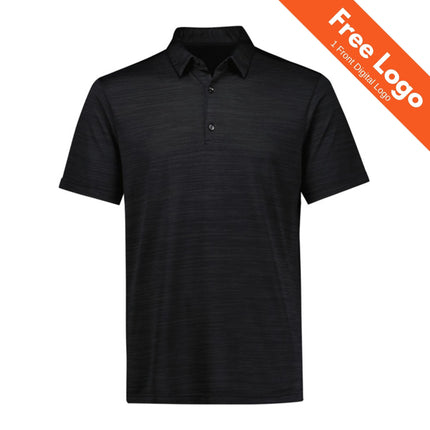 Biz Collection Mens Orbit Short Sleeve Polo