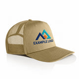 Example logo embroidered on the front of the cap