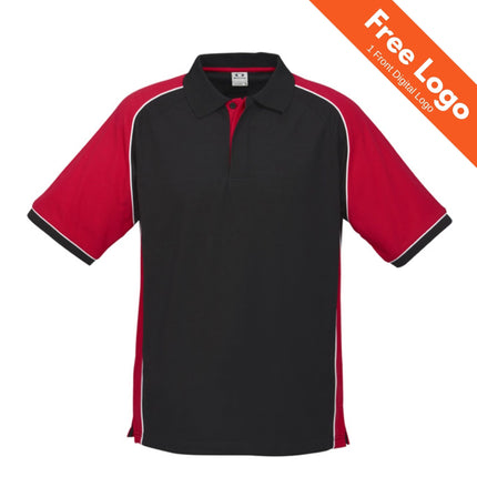 Biz Collection Mens Nitro Short Sleeve Polo