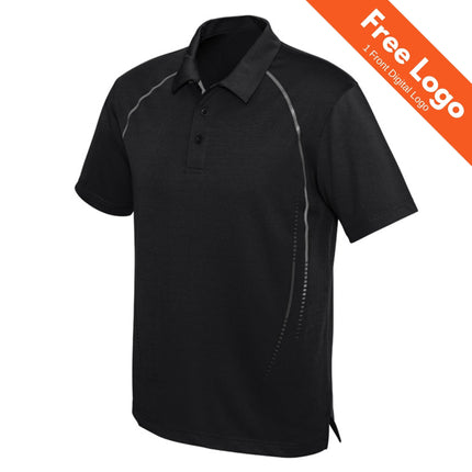 Biz Collection Mens Cyber Short Sleeve Polo