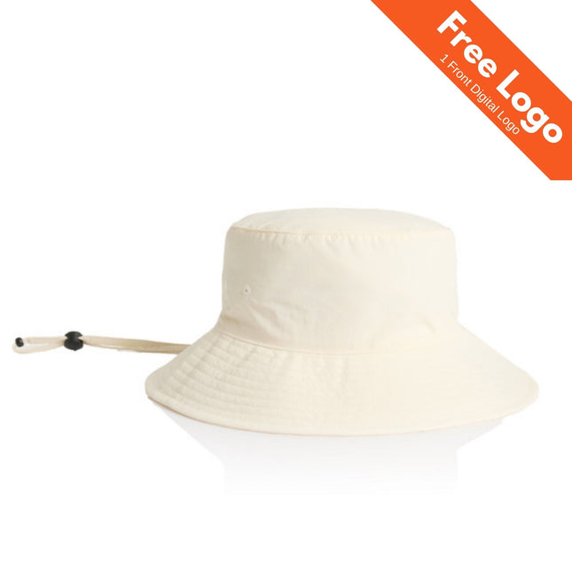 AS Colour Nylon Wide Burn Bucket Hat