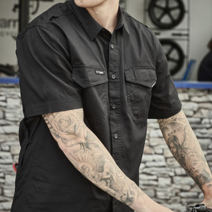 Syzmik Men's Rugged Cooling Short Sleeve Work Shirt
