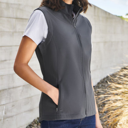 Biz Collection Women's Apex 2-Layer Softshell Vest