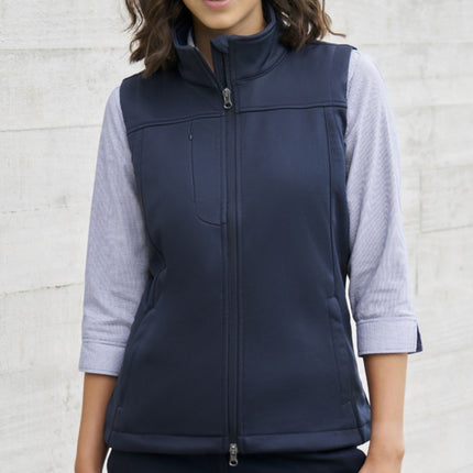 Biz Collection Women's Softshell Windproof Vest