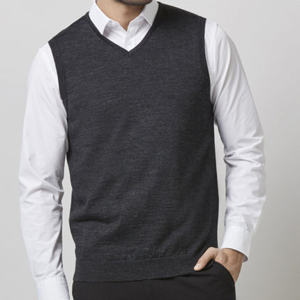 Biz Collection Men's V-Neck Sleeveless Sweater Vest