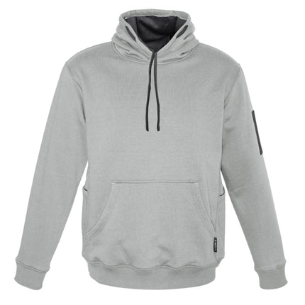 Syzmik Unisex Multi-Pocket Hoodie ZT467 in Slate/Charcoal, official supplier front product photo.