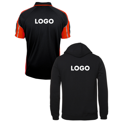JB's Wear Custom Workwear Bundle – 4 Polo Shirts + 2 Hoodies with Free Logo & Embroidery