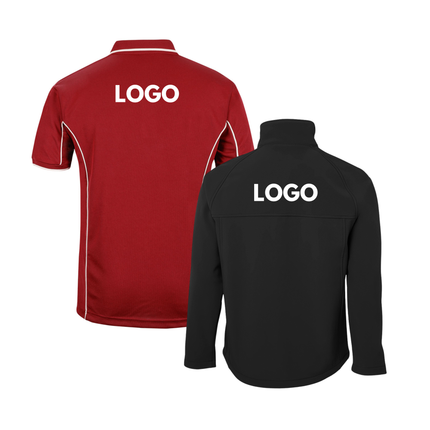 Jb's Wear 4 Polo Shirt + 2 Softhshell Jacket, Front Embroidery - No Back