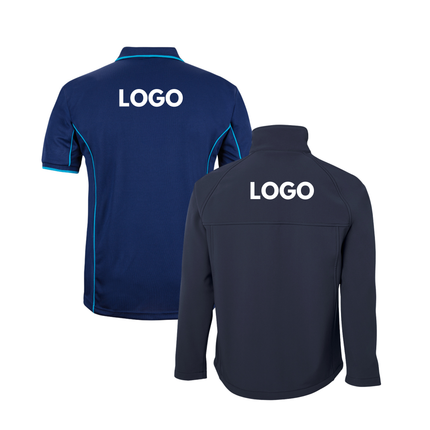Jb's Wear 4 Polo Shirt + 2 Softhshell Jacket, Front Embroidery - No Back