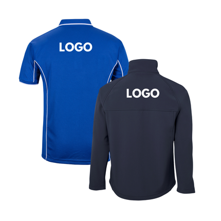 Jb's Wear 4 Polo Shirt + 2 Softhshell Jacket, Front Embroidery - No Back