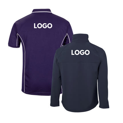 Jb's Wear 4 Polo Shirt + 2 Softhshell Jacket, Front Embroidery - No Back