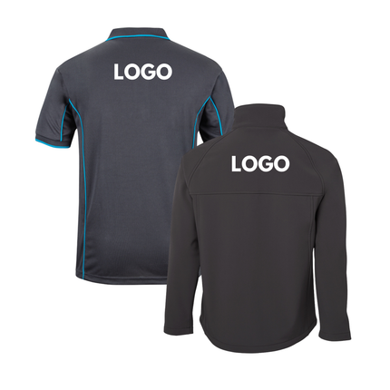 Jb's Wear 4 Polo Shirt + 2 Softhshell Jacket, Front Embroidery - No Back