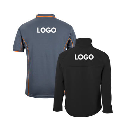 Jb's Wear 4 Polo Shirt + 2 Softhshell Jacket, Front Embroidery - No Back