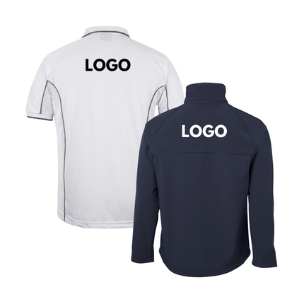 Jb's Wear 4 Polo Shirt + 2 Softhshell Jacket, Front Embroidery - No Back