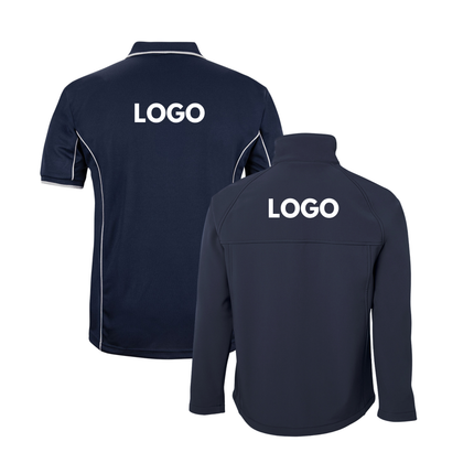 Jb's Wear 4 Polo Shirt + 2 Softhshell Jacket, Front Embroidery - No Back