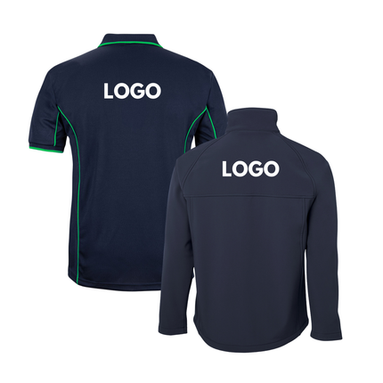 Jb's Wear 4 Polo Shirt + 2 Softhshell Jacket, Front Embroidery - No Back