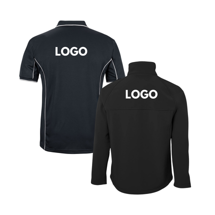 Jb's Wear 4 Polo Shirt + 2 Softhshell Jacket, Front Embroidery - No Back