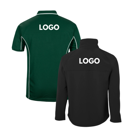Jb's Wear 4 Polo Shirt + 2 Softhshell Jacket, Front Embroidery - No Back