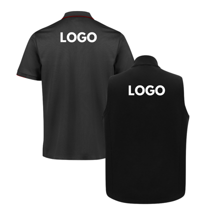 Biz Collection Uniform Bundle Pack - 4 Polo Shirt + 2 Softhhell Vest, with Front Embroidery