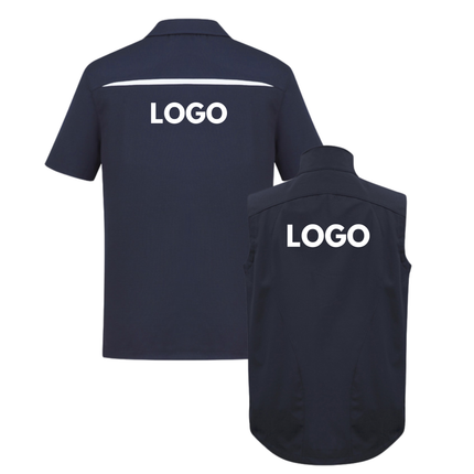 Biz Collection 4 Polo Shirt + 2 Softhshell Vest, Front Embroidery - No back