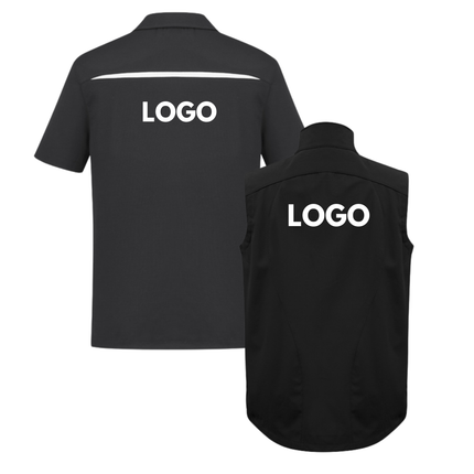Biz Collection 4 Polo Shirt + 2 Softhshell Vest, Front Embroidery - No back
