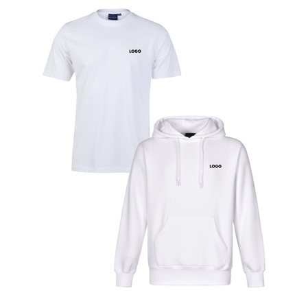 Winning Spirit Custom Workwear Bundle – 4 T-Shirts + 2 Hoodies with Free Logo