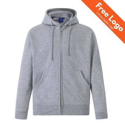 Winning Spirit Men's Double Bay Full-Zip Fleece Hoodie