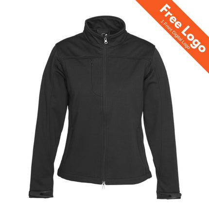 Biz Collection Women's Softshell Windproof Jacket