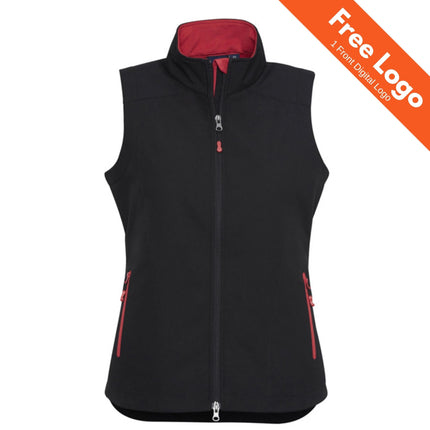 Biz Collection Women's Geneva 3-Layer Softshell Vest