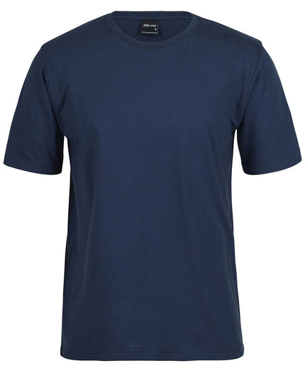 Unbranded JB's 1HT Classic Tee in Blue Duck, front view on a white background.
