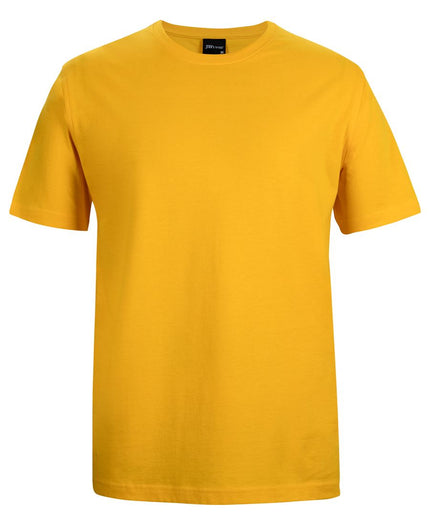 Unbranded JB's 1HT Classic Tee in Gold, front view on a white background.