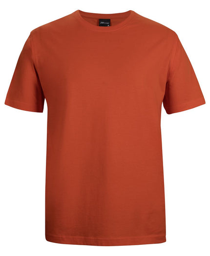 Unbranded JB's 1HT Classic Tee in Ochre, front view on a white background.
