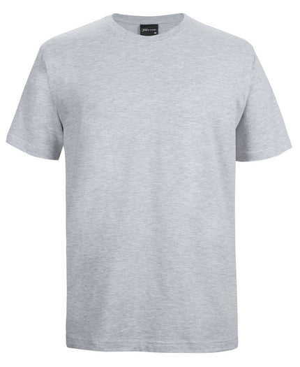 Unbranded JB's 1HT Classic Tee in Snow Marle, front view on a white background.