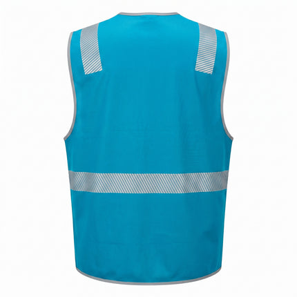 Custom Coloured Safety Vest - FREE Printed Logo - No Minimum Order
