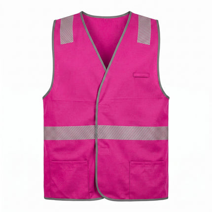 Custom Coloured Safety Vest - FREE Printed Logo - No Minimum Order