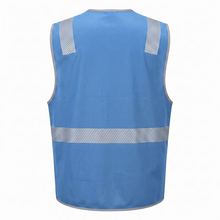 Custom Coloured Safety Vest - FREE Printed Logo - No Minimum Order
