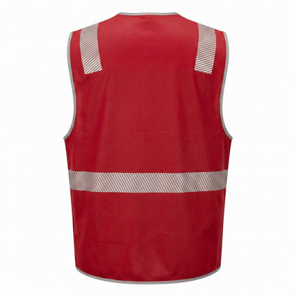 Custom Coloured Safety Vest - FREE Printed Logo - No Minimum Order