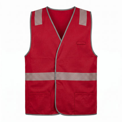 Custom Coloured Safety Vest - FREE Printed Logo - No Minimum Order