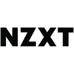 Bold, black letters spelling NZXT on a light gray background, reminiscent of custom branded workwear Australia or hi-vis safety clothing with logo for standout branding.