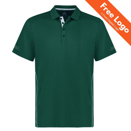 Biz Collection Men's Balance Short Sleeve Polo