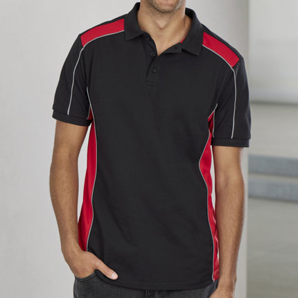 Biz Collection Unisex Grid Short Sleeve Polo