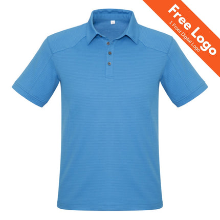Biz Collction Men's Profile Shor Sleeve Polo