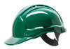 Green Suregard TG57 hard hat with adjustable suspension harness