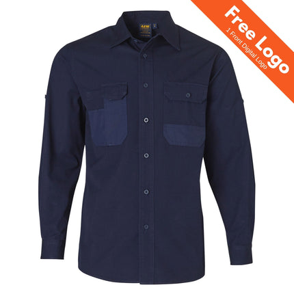 Winning Spirit Durable Long Sleeve Work Shirt